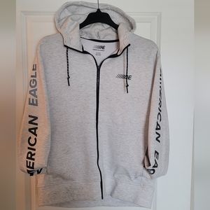 Grey Zip up hoodie